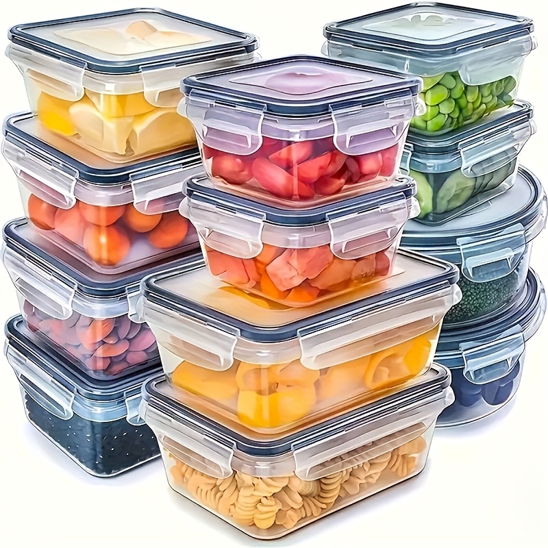 Food Storage Jar Set - 8Pcs Set Includes 4 Containers and