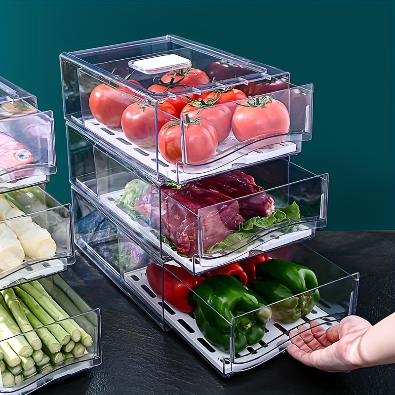 Food Storage Jar Set - 1pcKitchen refrigerator storage box drawer type