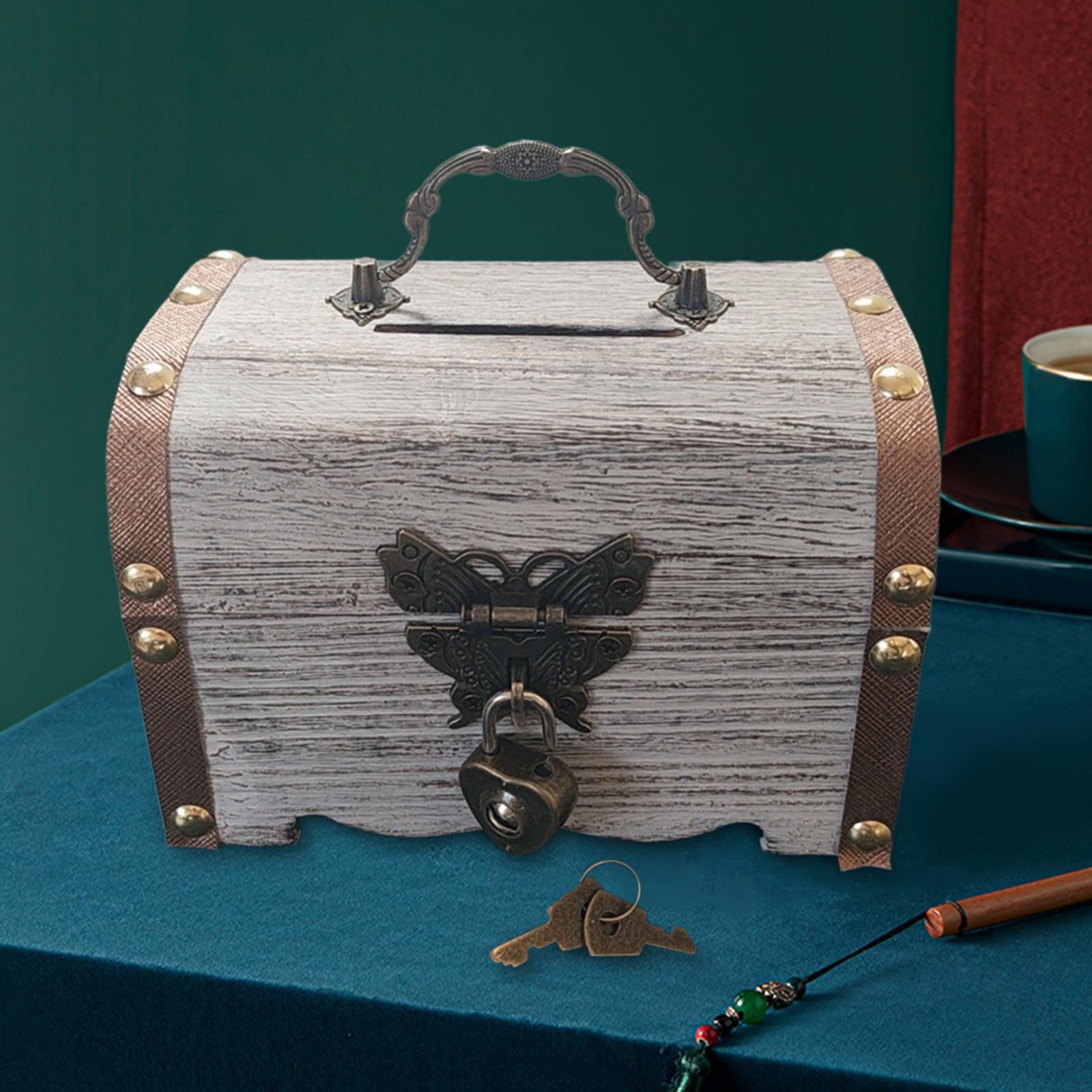Piggy Bank Treasure Chest with - огляд і ціна Food Storage Box With Lock And Key