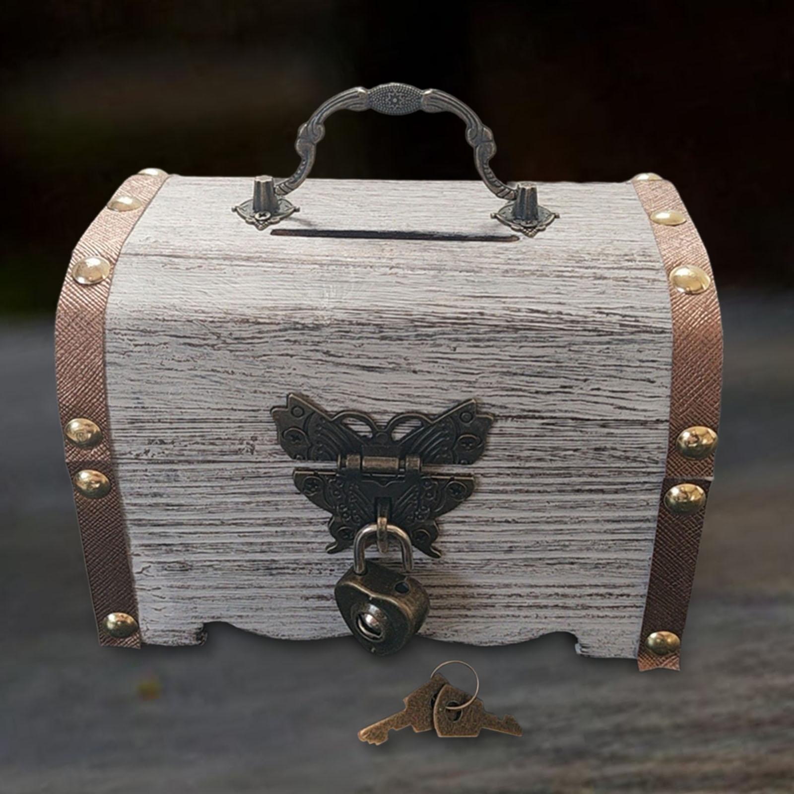 Piggy Bank Treasure Chest with - огляд і ціна Food Storage Box With Lock And Key