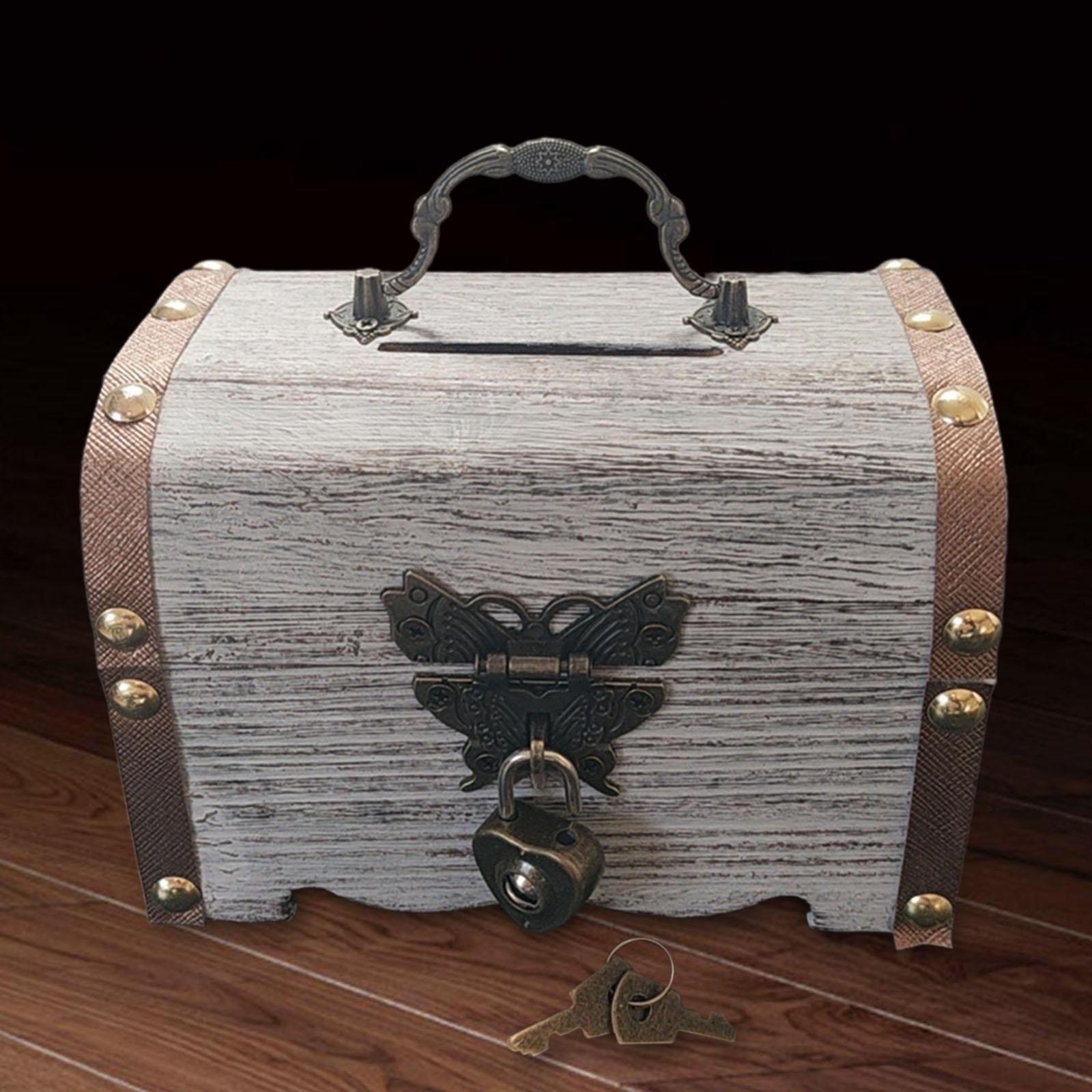 Piggy Bank Treasure Chest with - огляд і ціна Food Storage Box With Lock And Key