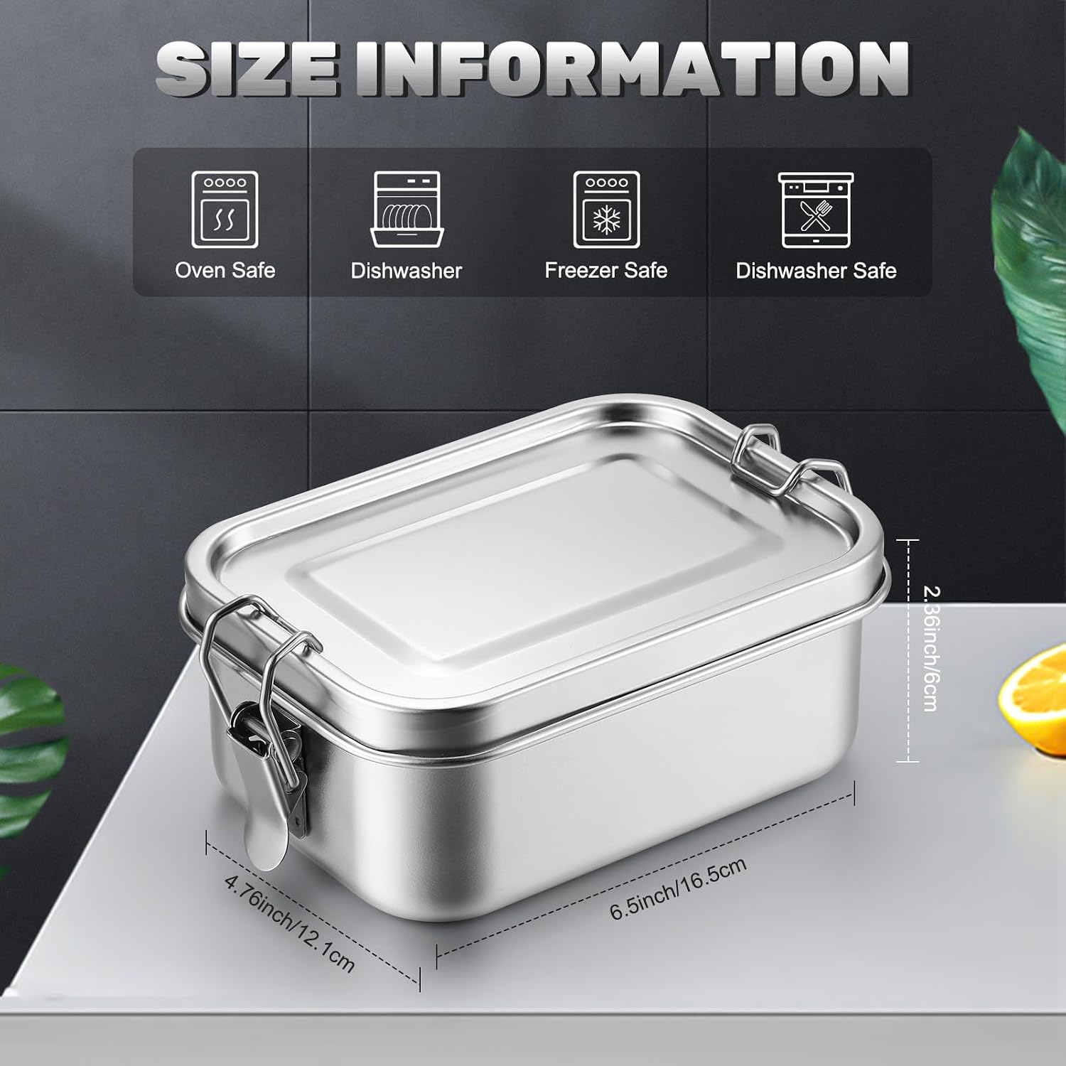 Stainless Steel Food Storage C - огляд і ціна Food Storage Quart