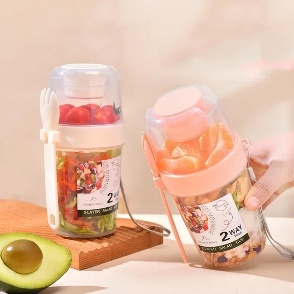 Portable Salad Cup Breakfast C - огляд і ціна Food Storage Thermos