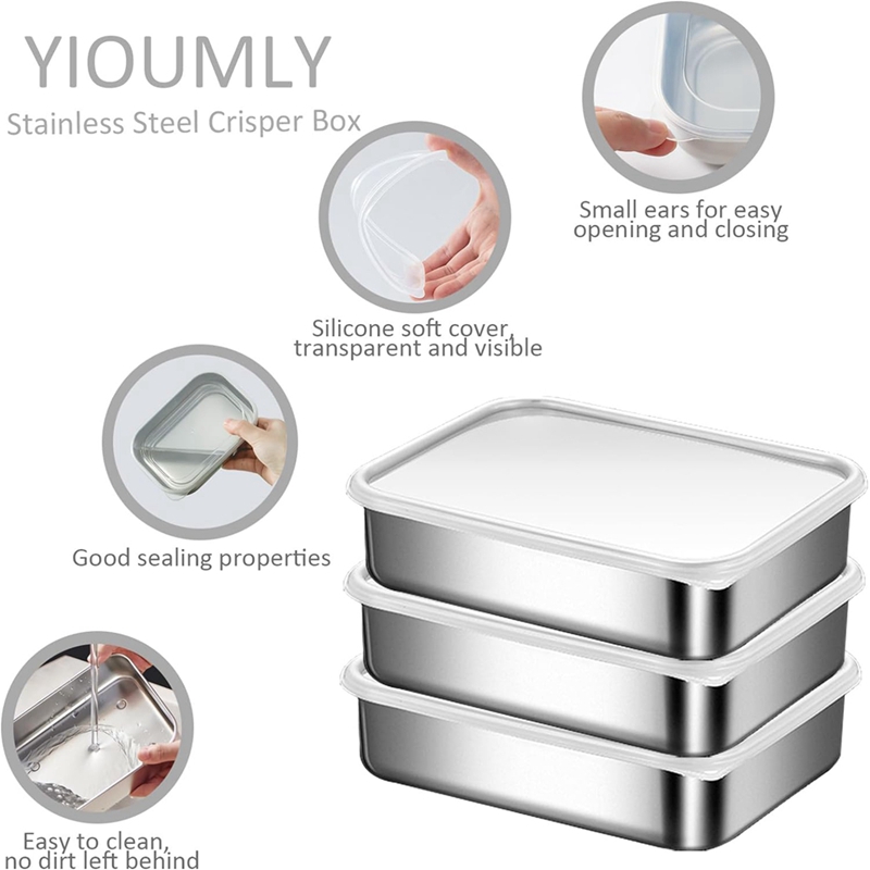 Stainless Steel Containers for - огляд і ціна Food Storage Boxes
