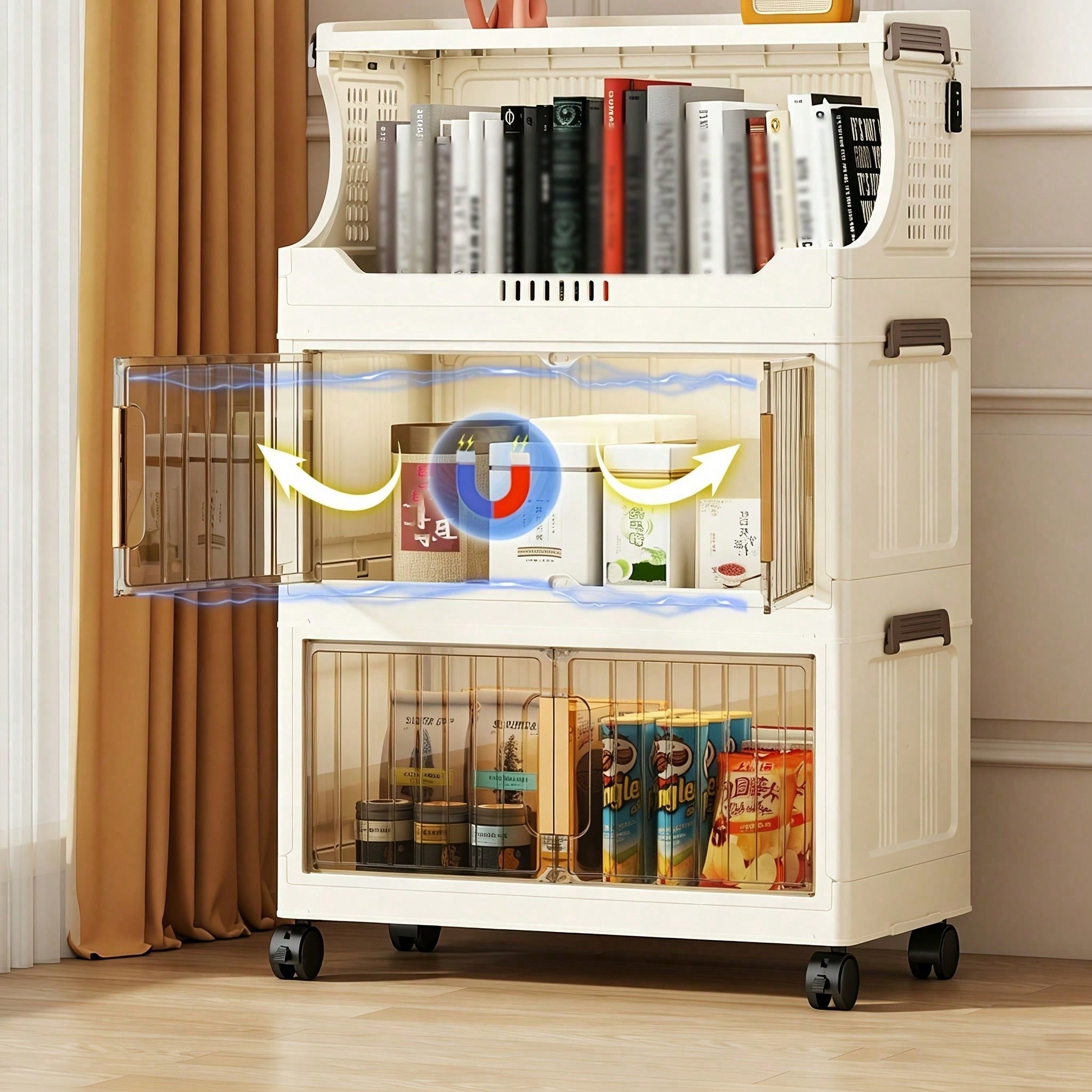 20.8 Inch Width Collapsible St - огляд і ціна Stackable Pantry Bin