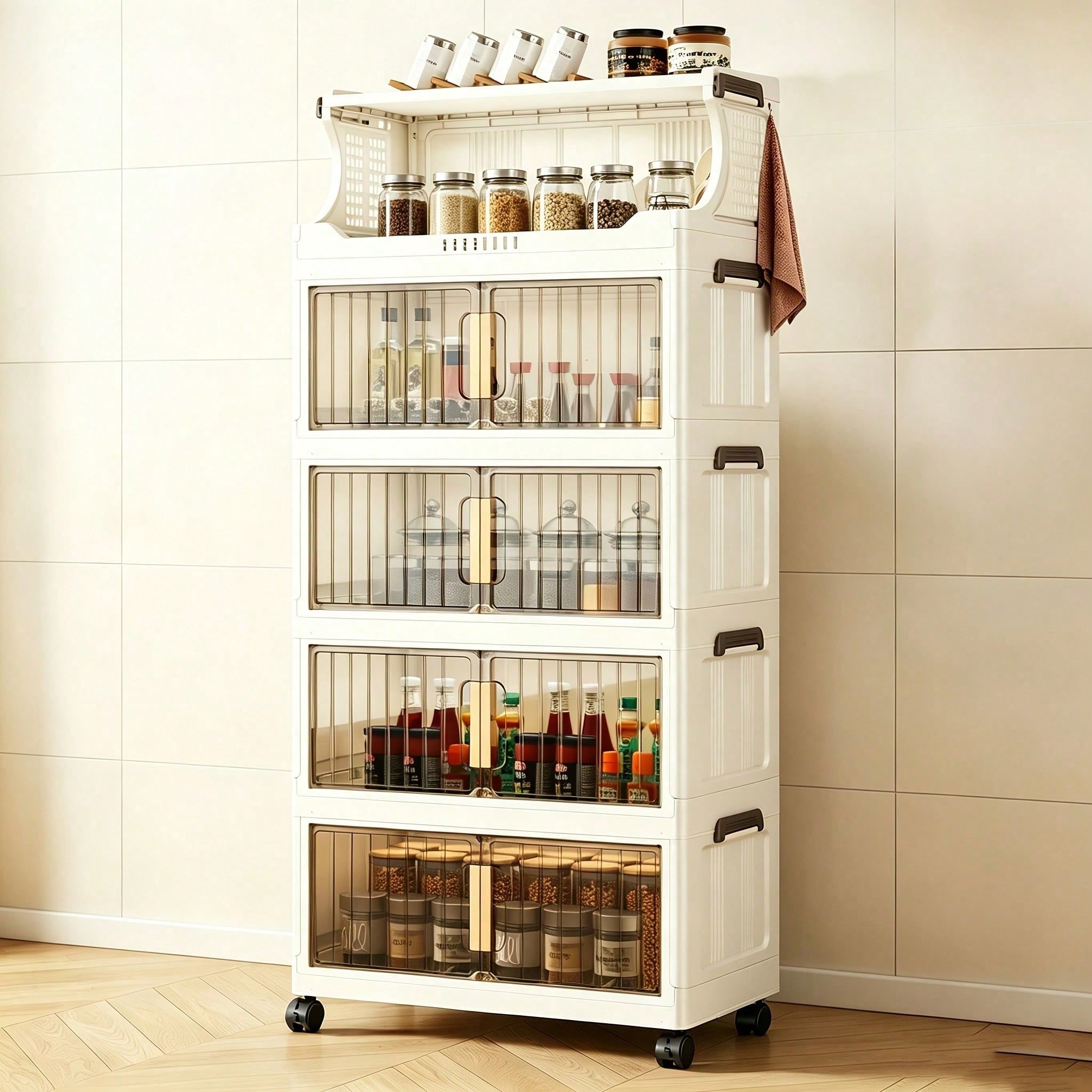 20.8 Inch Width Collapsible St - огляд і ціна Stackable Pantry Bin