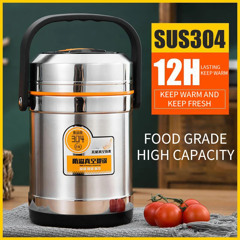 Stainless Steel Vacuum Thermal - огляд і ціна Food Storage Thermos