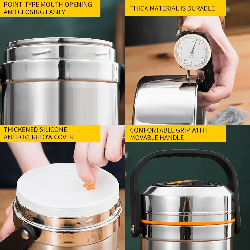 Stainless Steel Vacuum Thermal - огляд і ціна Food Storage Thermos