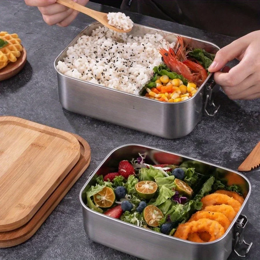 New 304 Stainless Steel Bamboo - огляд і ціна Food Storage Quart