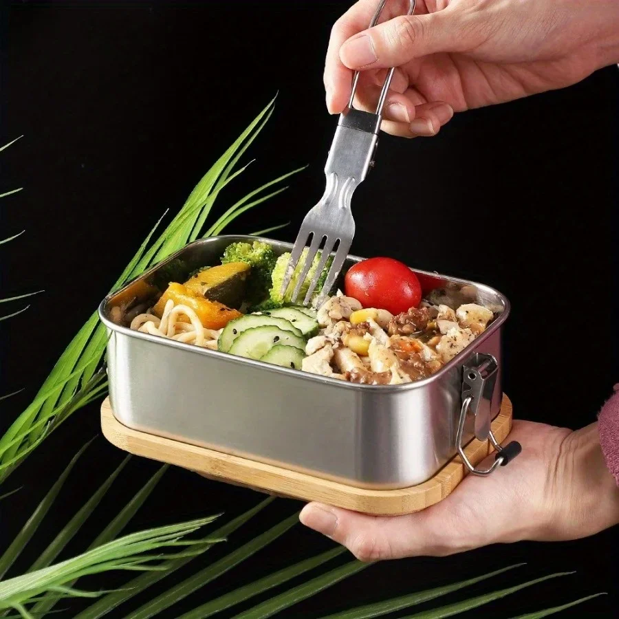 New 304 Stainless Steel Bamboo - огляд і ціна Food Storage Quart