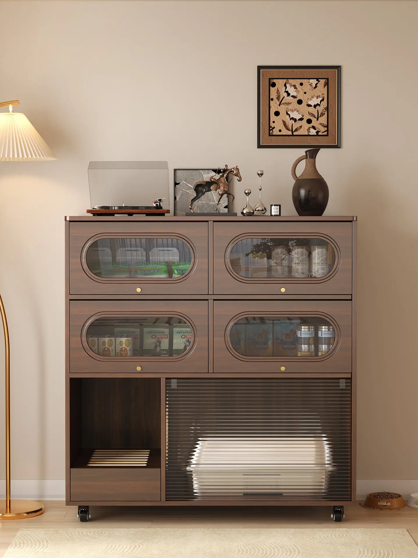 Solid wood cat litter box,  li - огляд і ціна Food Storage Locker