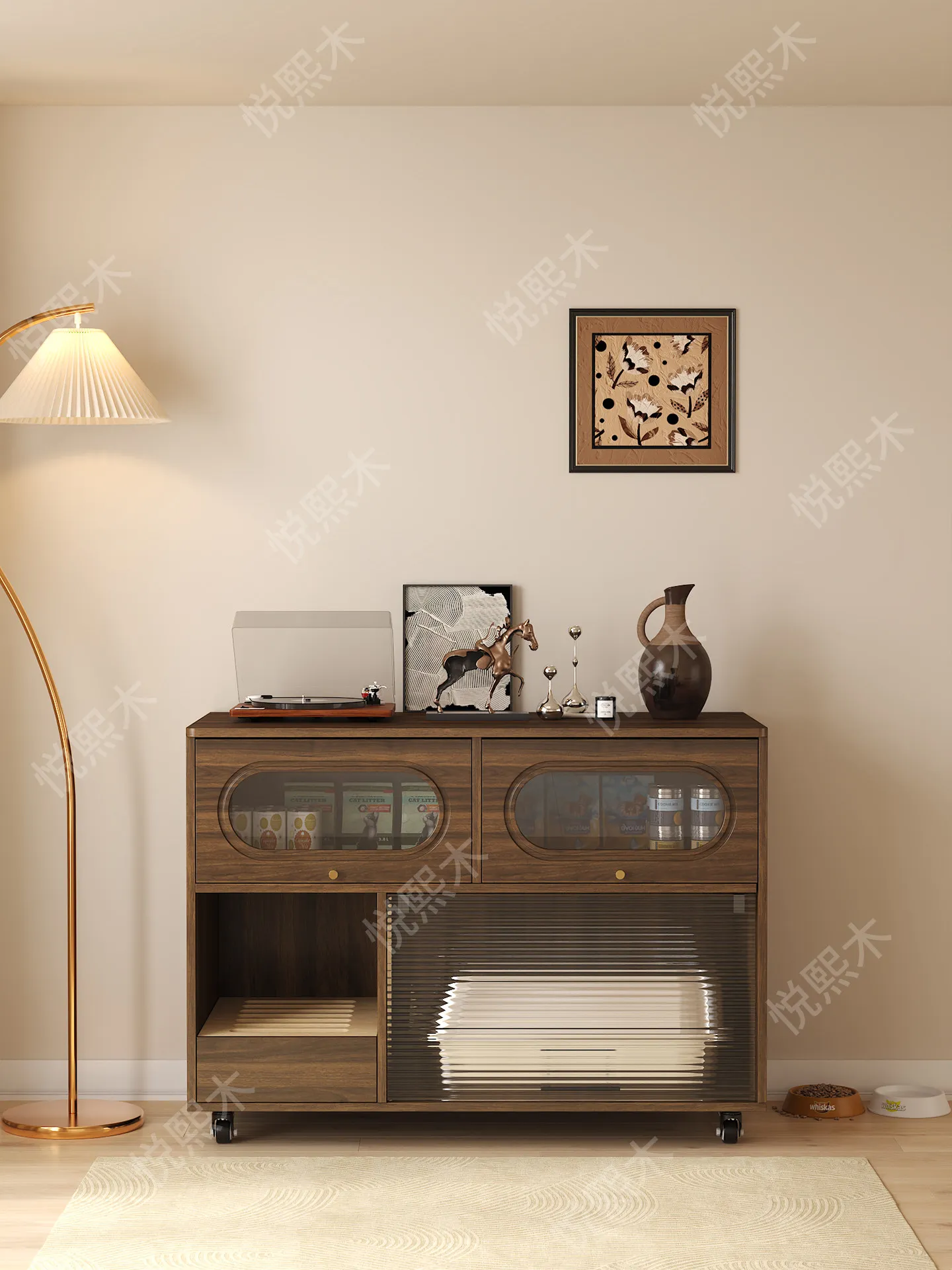 Solid wood cat litter box,  li - огляд і ціна Food Storage Locker
