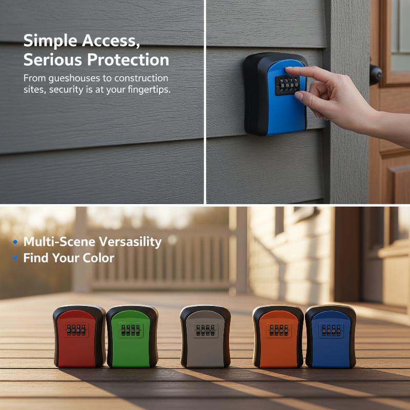 Wall Mounted Key Safe Box 4 Di - огляд і ціна Food Storage Box With Lock And Key