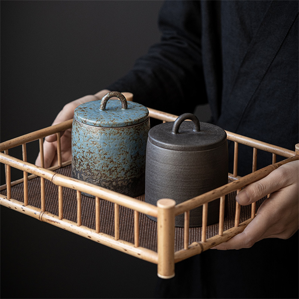 Ceramic Tea Caddy Sealed Jar S - огляд і ціна Food Storage Quart