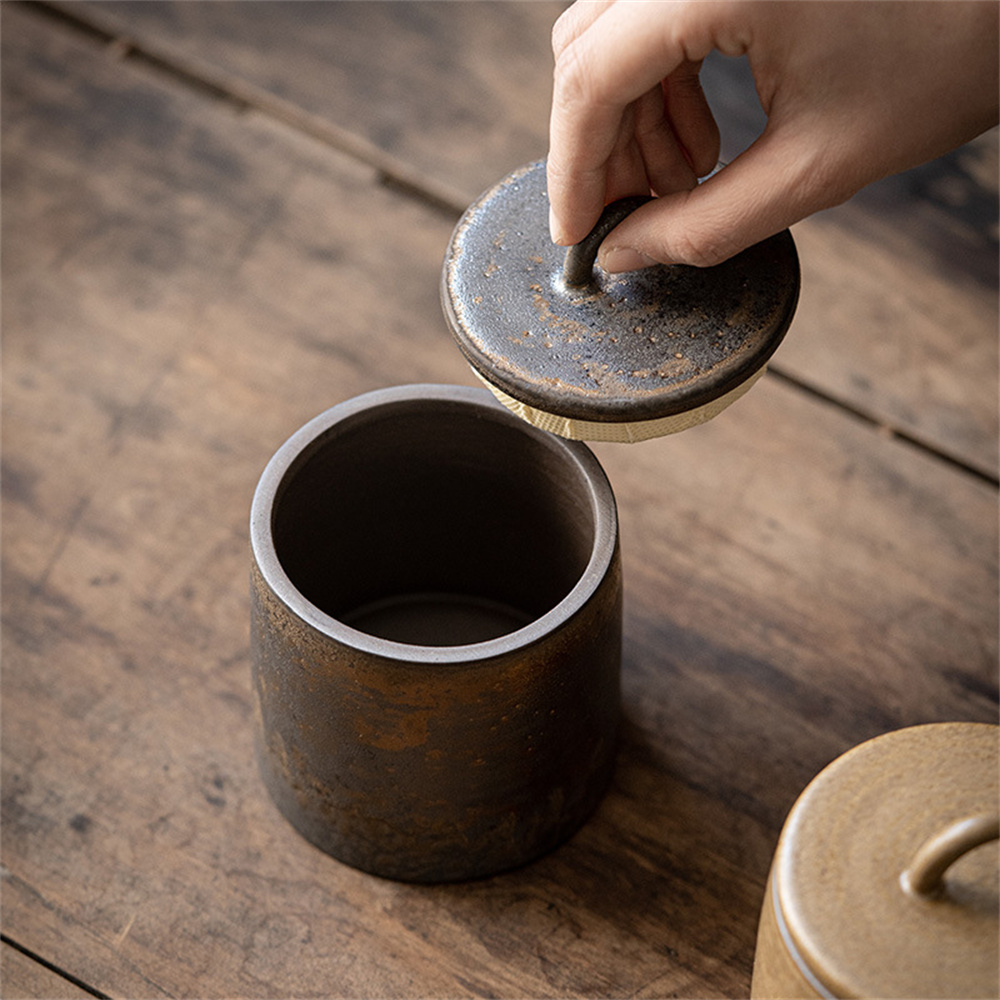 Ceramic Tea Caddy Sealed Jar S - огляд і ціна Food Storage Quart
