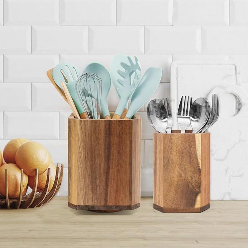 Kitchen Utensil Organizer Wood - огляд і ціна Stackable Pantry Bin