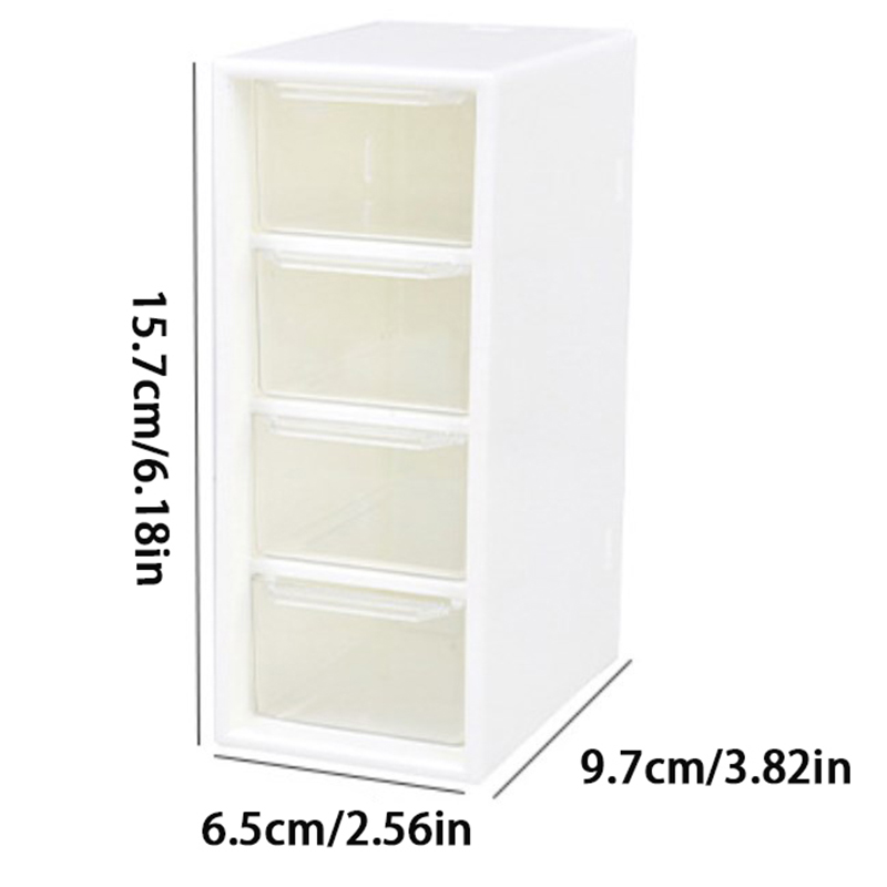 White Desktop Cosmetic Storage - огляд і ціна Stackable Pantry Bin