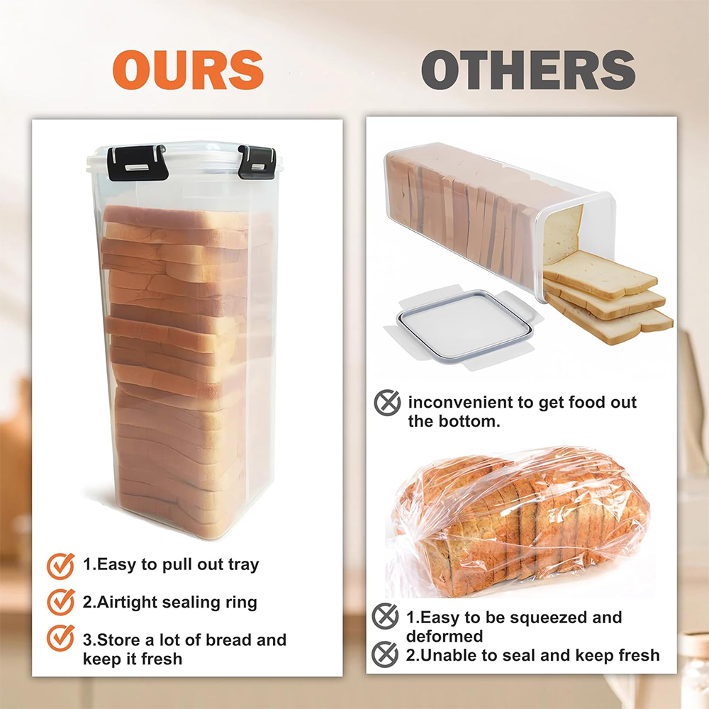 Bread Storage Container with A - огляд і ціна Food Storage Airtight