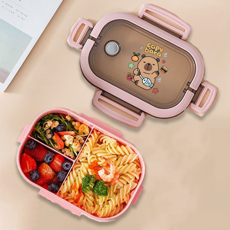 Capybara Bento Lunch Box Anime - огляд і ціна Food Storage Boxes