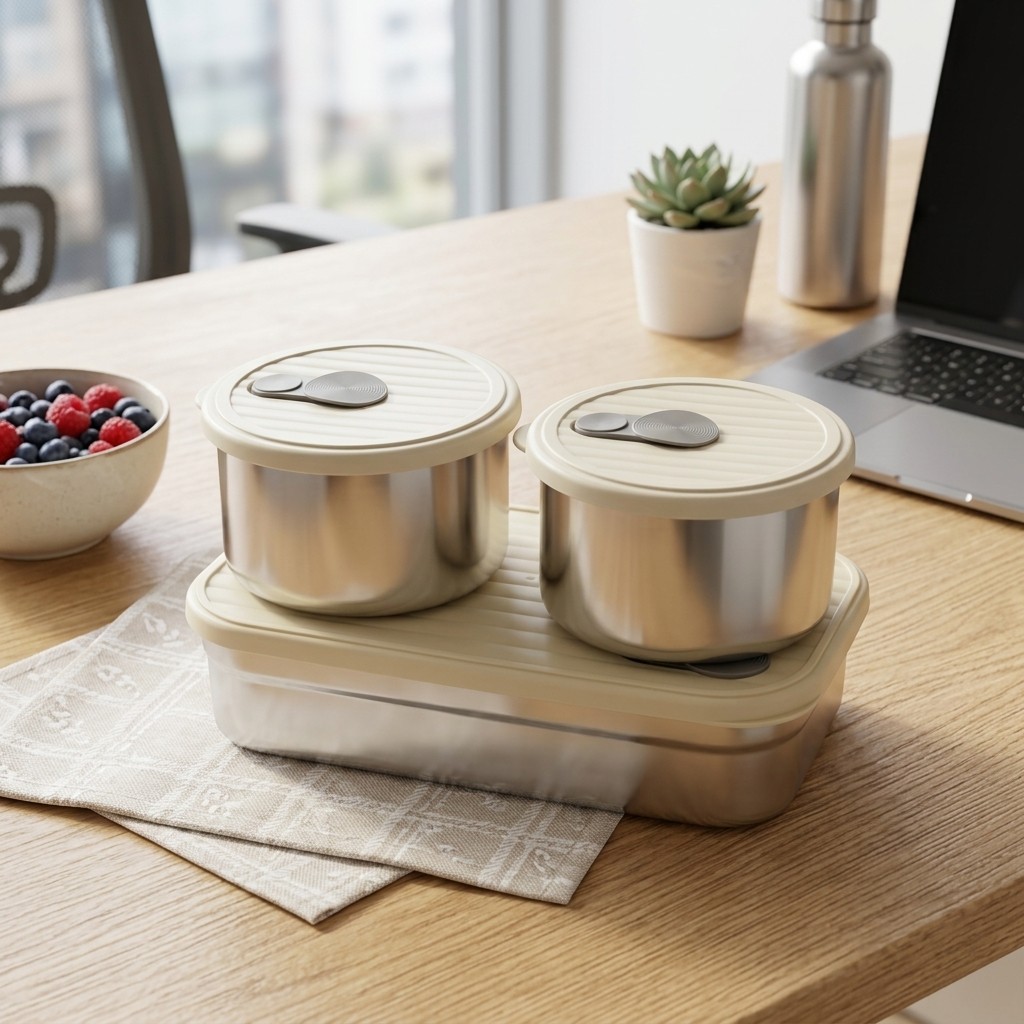 Microwave Safe 304 Stainless S - огляд і ціна Food Storage Jar Set