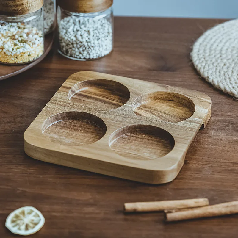 Wood Lid Orgnizer Glass Airtig - огляд і ціна Food Storage Jar Set
