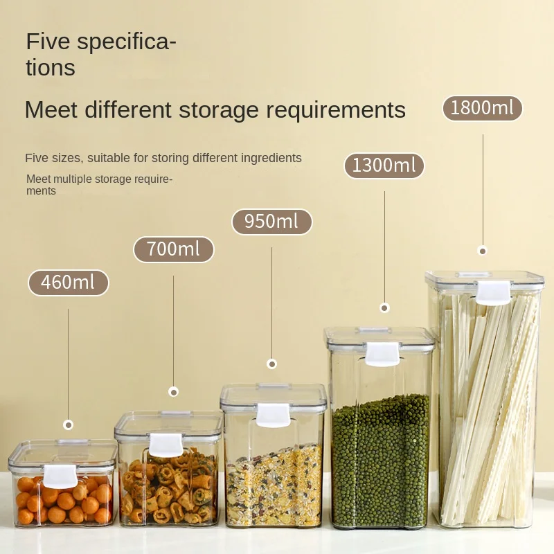 Sealed Jars For Kitchen Storag - огляд і ціна Food Storage Jar Set