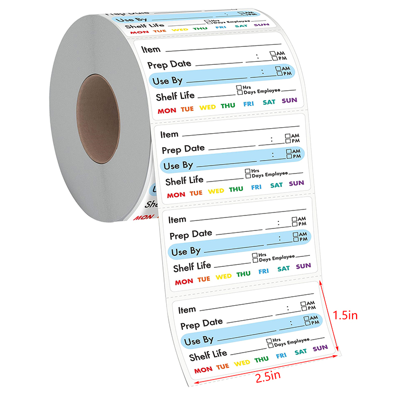 300Pcs/Roll Date Label Self-Ad - огляд і ціна Food Storage Expiration Dates
