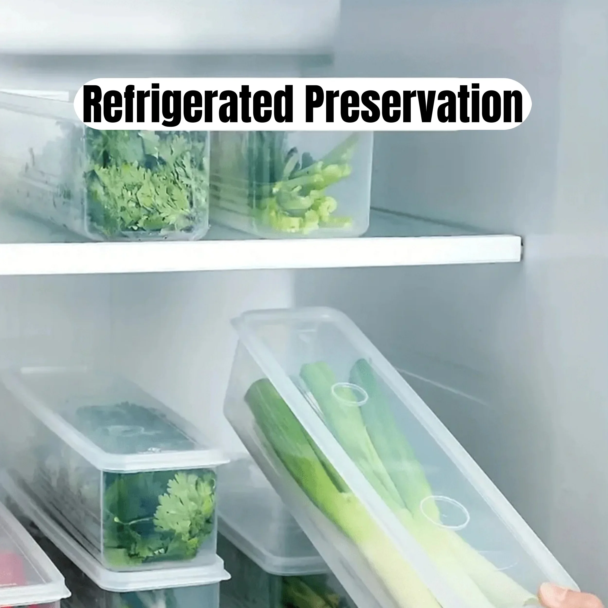 1/4Pcs Refrigerator Storage Bo - огляд і ціна Food Storage Jar Set