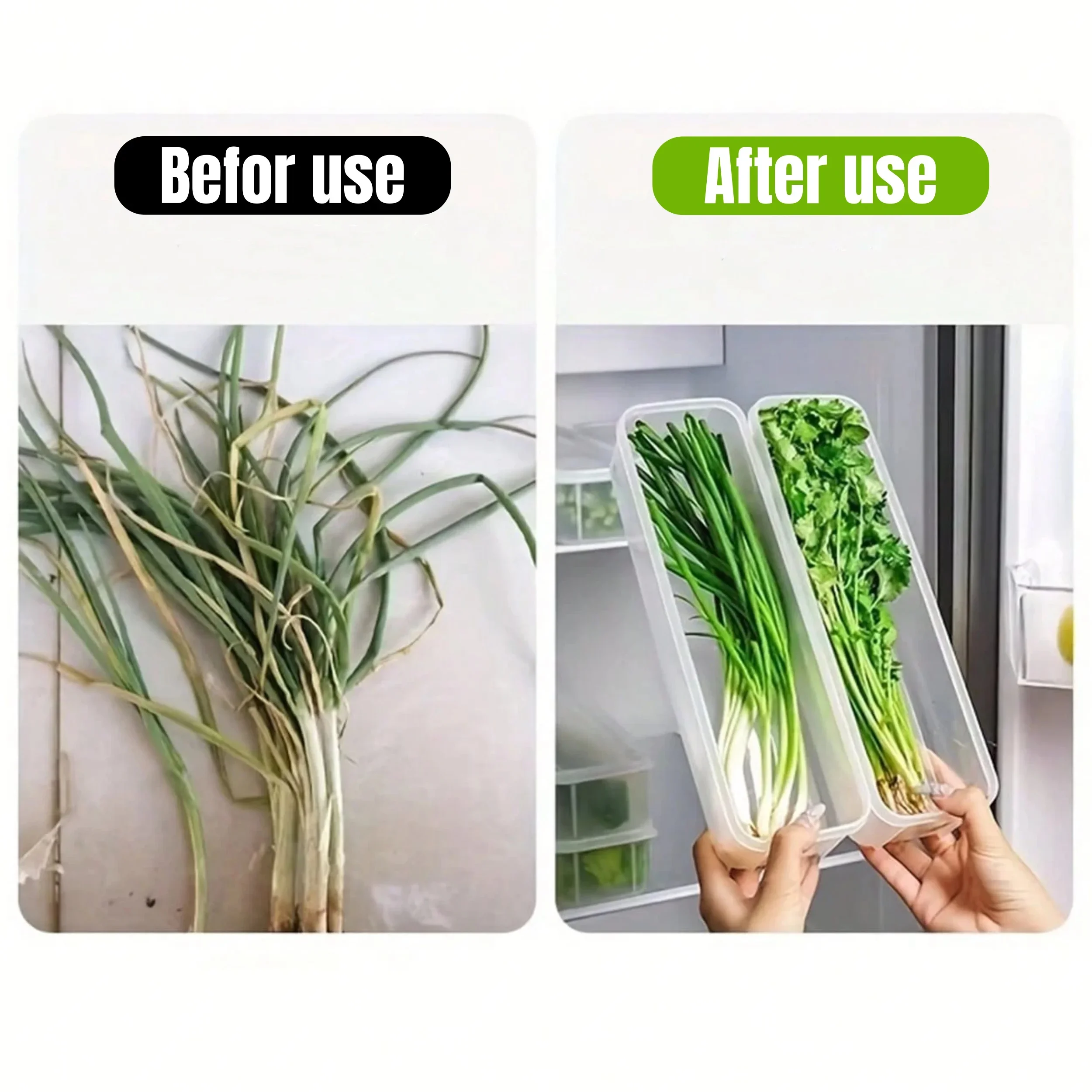 1/4Pcs Refrigerator Storage Bo - огляд і ціна Food Storage Jar Set