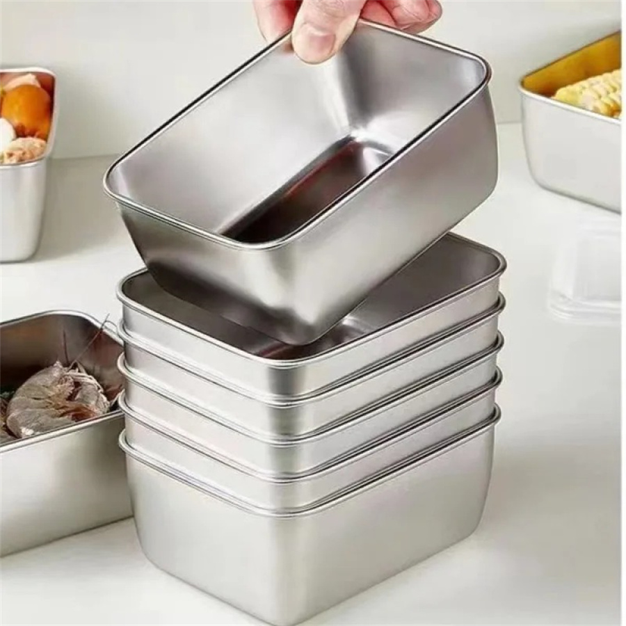 1/3/5pcs Stainless Steel Food  - огляд і ціна Food Storage Quart