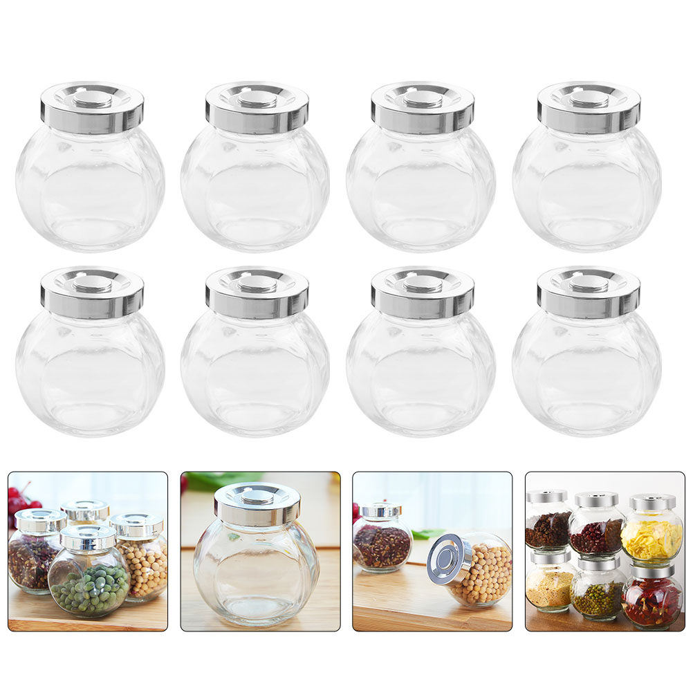 8Pcs Lightweight Portable Glas - огляд і ціна Food Storage Airtight